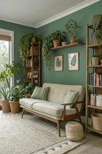 Dimoon 590''x17.7'' Green Peel and Stick Wallpaper Contact Paper Modern Self - Image 6