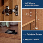 Sauder Select Storage Cabinet, Pantry Cabinet Kitchen Storage - Image 6