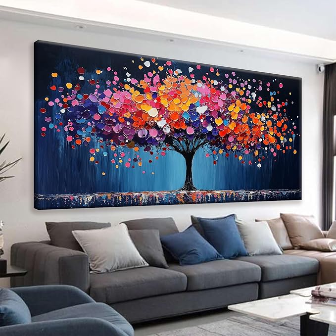 Suconvng Canvas Art Wall Decor Modern Minimalist Gallery Painting Abstract Tree by Suconvng