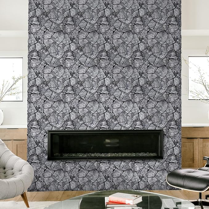 3D Faux Stone Wall Panels Peel and Stick, Stone-Look Textured Wall Sticker - Image 9