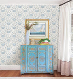 NuWallpaper by WallPops Blue Shellby Peel & Stick Wallpaper - Image 3