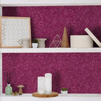 CHIHUT 15.7''x100'' Hot Pink Wallpaper Sparkly Glitter Wallpaper Stick and Peel - Image 4