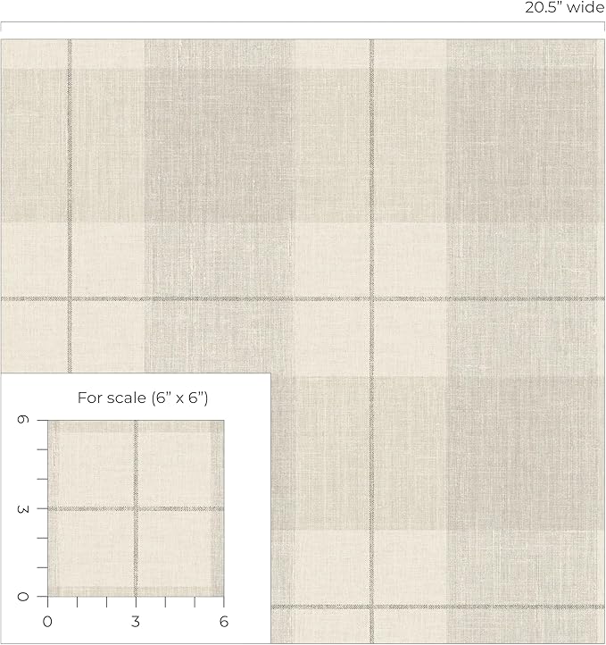 NextWall Lenox Hill Plaid Peel and Stick Wallpaper - Image 7