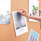 Amazon Basics Rectangular Bulletin Board, Cork Board - Image 2