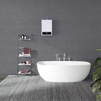 TANONE Dark Gray Wallpaper PVC Self-Adhesive Peel and Stick DIY Wallpaper Faux - Image 5