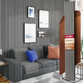 Avana Modern Acoustic Wood Wall Panels –93.2x11.25 Inch Panels – Fits 94x12 by AvanaHome