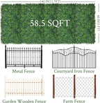 Artificial Ivy Privacy Fence Screen: 60"x 140" 4-Layer Leaf UV-Anti Faux - Image 2