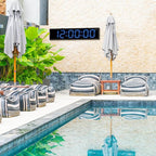 Ivation Oversized 36" Outdoor Waterproof Digital Clock, Auto Time Sync - Image 9
