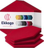 Acoustic Panels 12-Pack Soundproof Wall Panels 12"X10.4"X0.4" Sound Panels High by EkkogoAcousticPanels