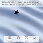 XiDi Blue Curtains for Bedroom, Girls Room Blackout Curtains, Kids Room - Image 5