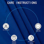 LEMOMO Blackout Curtains 38 x 63 inch/Royal Blue Curtains Set of 2 - Image 4