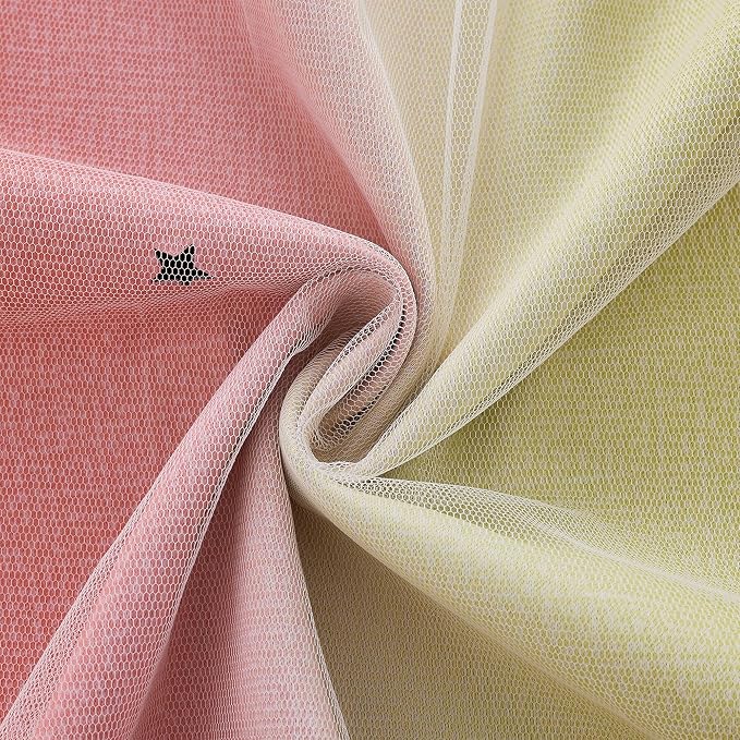XiDi Pink & Rainbow Curtains for Kids & Girl Room - Image 7