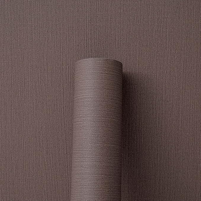 Haimin Fabric Wallpaper Textured Contact Paper Peel and Stick Faux Linen Wall - Image 7