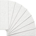 Old Town White Faux Brick Wall Tiles, 2 Pieces 3D Thin Brick Veneers - Image 3