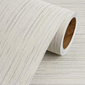 Livelynine Taupe Grasscloth Peel and Stick Wallpaper Textured Neutral Faux by Livelynine