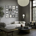 LANCHI95 16 PCS FRAMED Black and White Home Decor, Eclectic Wall Art, - Image 7