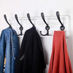 SKOLOO Rustic Wall Mounted Coat Rack: 16" Stud Spacing, Pine Real Wood Plank - Image 2