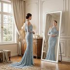 Full Length Mirror with Lights, Full Body Dressing Standing Mirrors with - Image 2