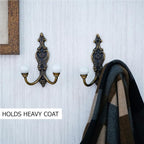 Indian Shelf Pack of 12 Heavy Duty Double Hooks - Image 2