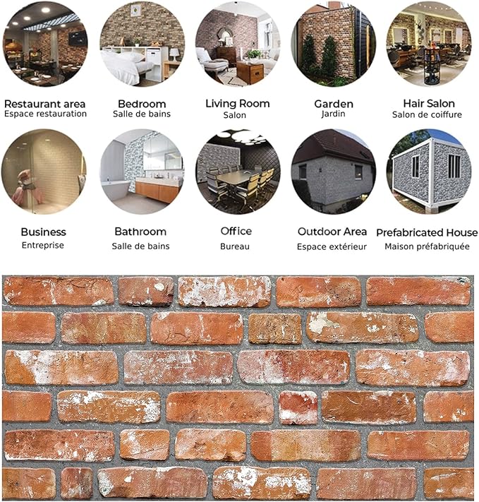 Dundee Deco 3D Wall Panels Faux Brick - Image 5