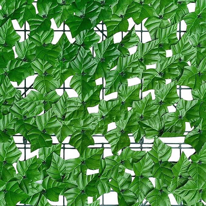 ODTORY Artificial Ivy Privacy Fence Wall Screen, 40X120 in UV-Anti Faux - Image 6