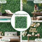 CEWOR 10"x10" Artificial Grass Wall Panels, UV Resistant & Anti-Fade Greenery - Image 7