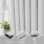 FMFUNCTEX 100% Blackout Curtains - Image 5