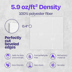 Acoustic Panels 12-Pack Soundproof Wall Panels 12"X12"X0.4" Sound Panels High - Image 6