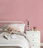 Guvana Grasscloth Peel and Stick Wallpaper Pink Textured Contact Paper Modern - Image 6