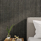 FunStick 24"x200" Black and Gold Peel and Stick Wallpaper Removable Geometric - Image 8