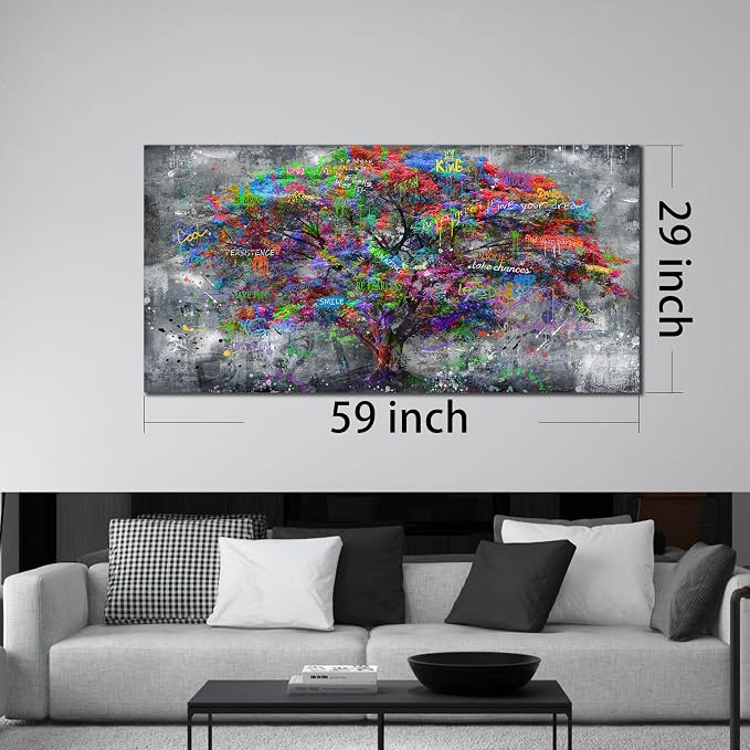 SIXTTART Tree Large Canvas Wall-Art - Image 7