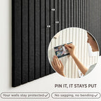 VIVELDA Large Bulletin Board 48"x36" - Image 3