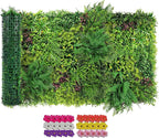 Artificial Grass Wall Roll 40"x120", 3D Green Grass Wall by Sturdon