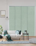 GoDear Design Adjustable Sliding Panel Track Sliding Glass Door Blinds 45.8"- by GoDearDesign