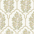 NuWallpaper x Society Social Floral Bazaar Ochre Peel and Stick Wallpaper by NuWallpaper
