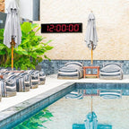 Ivation Oversized 36" Outdoor Waterproof Digital Clock, Auto Time Sync - Image 9