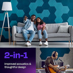 Acoustic Panels 12-Pack Soundproof Wall Panels 12"X10.4"X0.4" Sound Panels High - Image 2