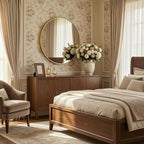 Antok 20 Inch Round Mirror for Wall, Round Bathroom Mirror, Circle Wall Mirrors - Image 4