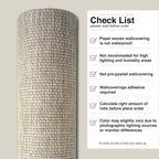 Ansehan Wallcovering W030105 Envy Collection 36" W x 8 Yard L, Natural Paper - Image 7