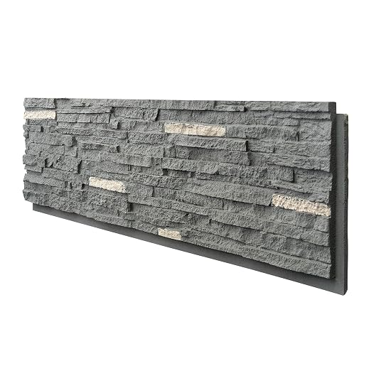 ROOMTEC 1-Pack Faux Stone Wall Covering Panels by ROOMTEC