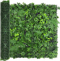 Artificial Green Boxwood Grass Wall Roll: 48"x128" UV Protected Ivy Privacy by DOPGIB
