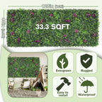 Greenery Grass Wall Boxwood Plant Roll: 40"x120" - Image 2