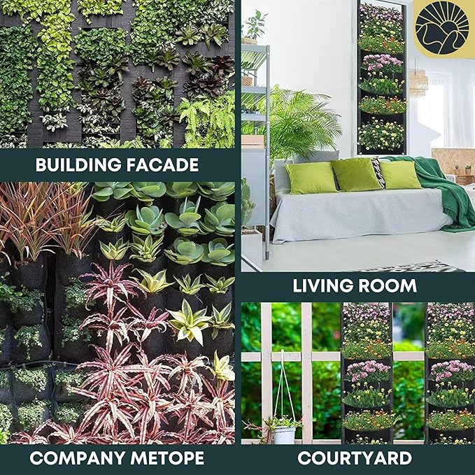 SunVara Fence Planters Wall Planters - Image 6
