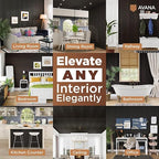 Avana Modern Acoustic Wood Wall Panels – 93.2x11.25 Inch Panels – Fits 94x12 - Image 3