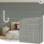 Velvet 3d wall panels for Interior wall Decor peel and stick, Soundproof by Unknown