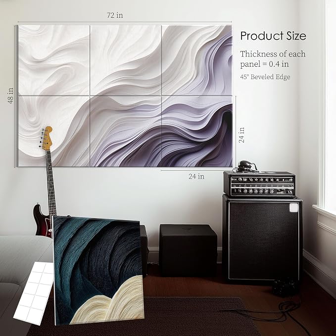 JaneTech Art Acoustic Panels Sound Absorbing Panels, Sound Absorbing Wall Art - Image 4