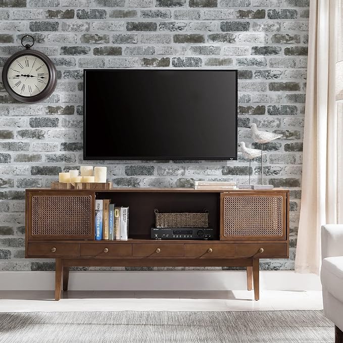 Guvana 17.3"×197" Brick Peel and Stick Wallpaper Grey Brick Contact Paper Self - Image 3