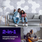 Acoustic Panels 12-Pack Soundproof Wall Panels 12"X10.4"X0.4" Sound Panels High - Image 2