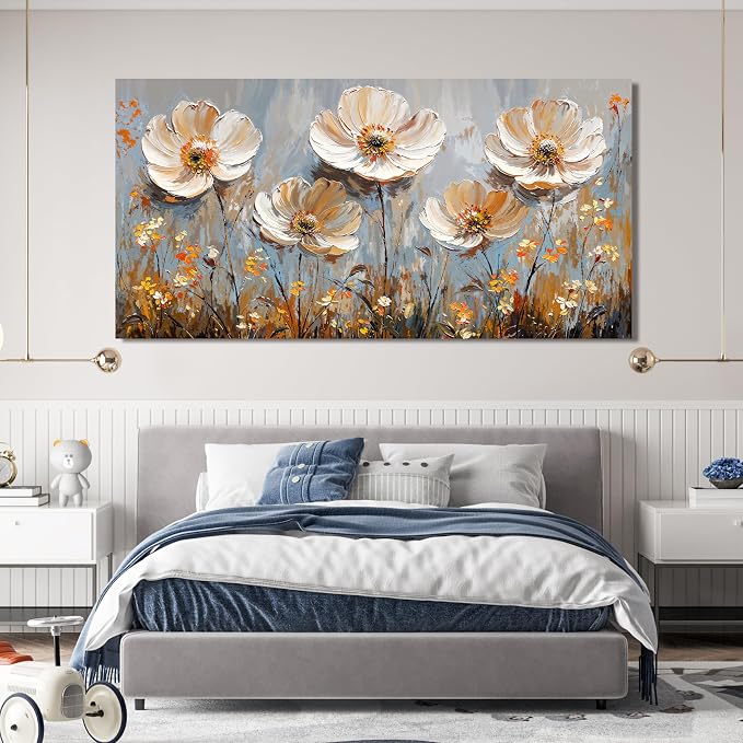 Canvas Wall Art Decor Art Work for Wall Decor Large Vintage Gold Wall Art - Image 2