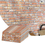 Dundee Deco 3D Wall Panels Faux Brick by DundeeDeco